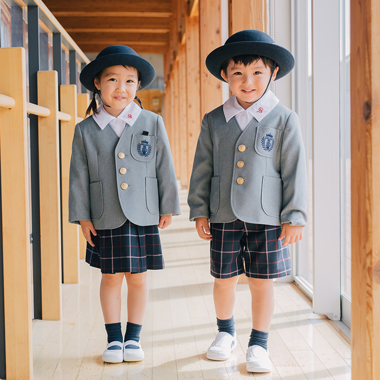 しもさかべ幼稚園 夏制服 スモッグ